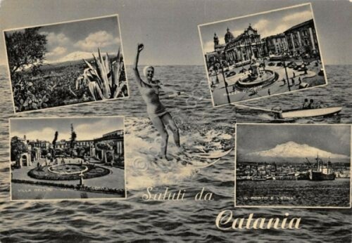 Cartolina Catania Vedute Pin Up