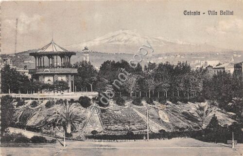Cartolina Catania Villa Bellini 1927