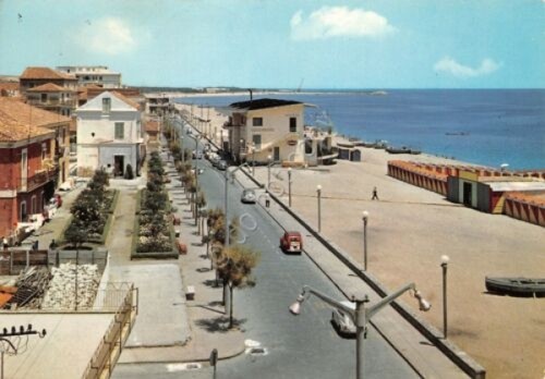 Cartolina Catanzaro Lido Lungomare 1971