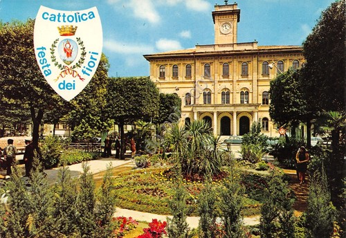 Cartolina Cattolica Festa dei Fiori a maggio anni '80