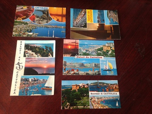 Cartolina Cattolica Vedutine Lotto di 4 cartoline + 1 mignonette …