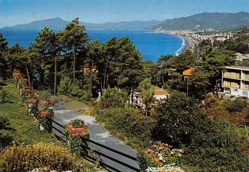 Cartolina Cavi Panorama da Villaggio Cledai (Genova)
