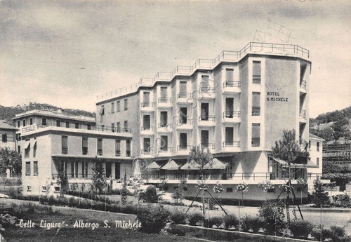 Cartolina Celle Ligure Albergo San Michele anni '50