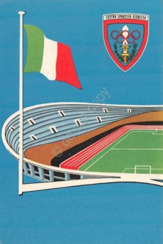 Cartolina Centro Sportivo Esercito 2° Compagnia Speciale Atleti Napoli