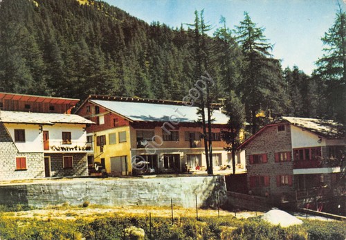 Cartolina Ceresole Reale Ristorante Della Pineta 1985