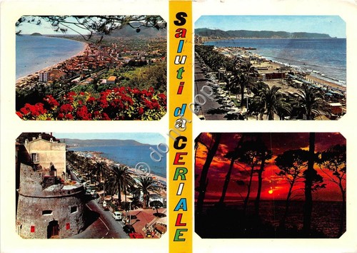 Cartolina Ceriale vedutine 1970 (Savona)