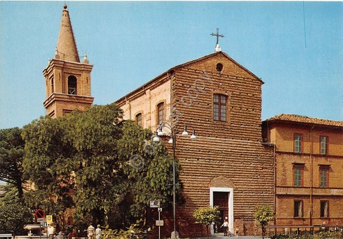 Cartolina Cervia il Duomo animata anni '80 ED. SAR