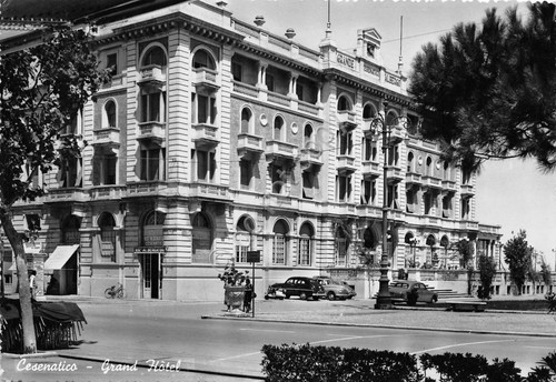 Cartolina Cesenatico - Grand Hotel - 1956 (Forl“)