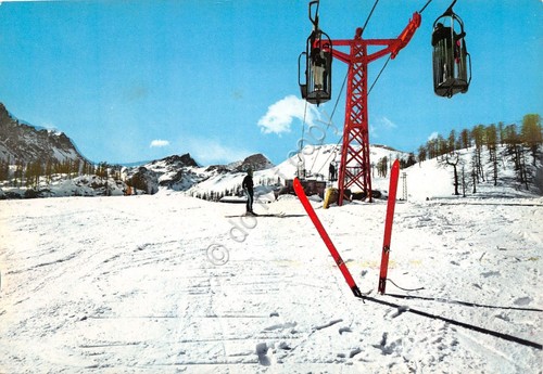 Cartolina Champorcher Conca di Laris Cabinovia anni '70