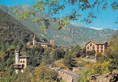 Cartolina Champorcher panorama parziale