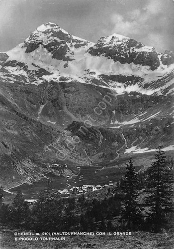 Cartolina Cheneil con Grande e Piccolo Tournalin ED SACAT