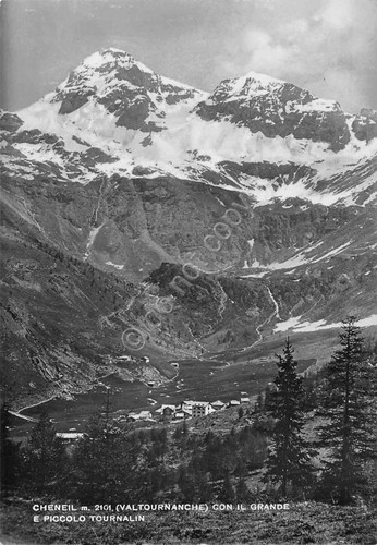 Cartolina Cheneil con grande e piccolo Tournalin panorama anni '50 …