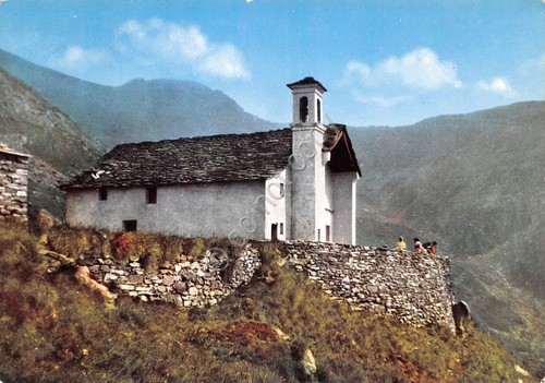 Cartolina Chialamberto Santuario Madonna del Ciavanis 1986 (Torino)
