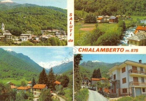 Cartolina Chialamberto vedute (Torino)