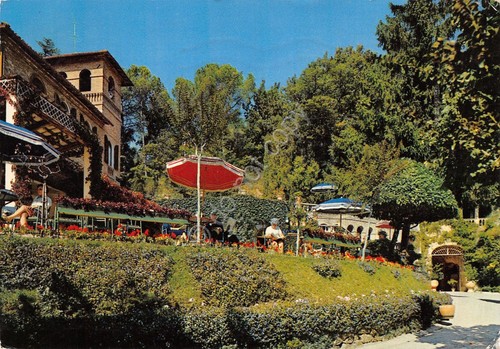 Cartolina Chianciano Terme Sorgente S. Elena Parco 1975