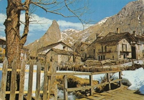 Cartolina Chiappera baite Piemonte Turistico Alta Valle Maira