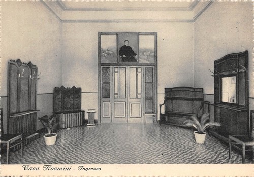 Cartolina Chiavari Casa Rosmini Ingresso