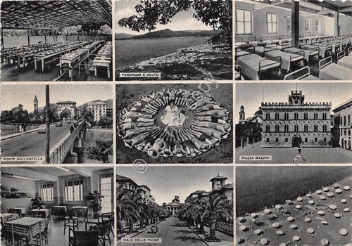 Cartolina Chiavari Colonia Leone XIII vedutine anni '60