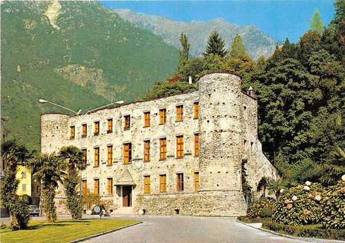 Cartolina Chiavenna Castello 1971 NVG (Sondrio)