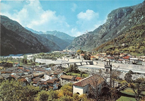 Cartolina Chiusaforte panorama