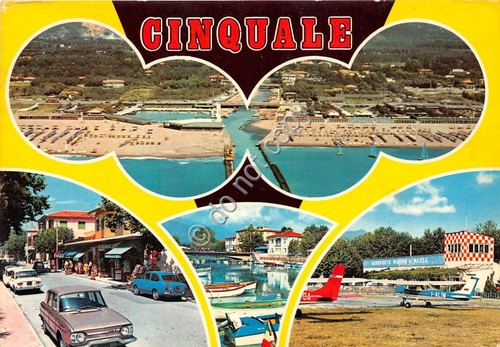 Cartolina Cinquale saluti da vedutine (Altre tematiche)