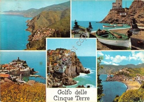 Cartolina Cinque Terre vedutine 1962 (La Spezia)