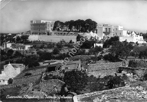 Cartolina Cisternino Istituto Salesiani 1957