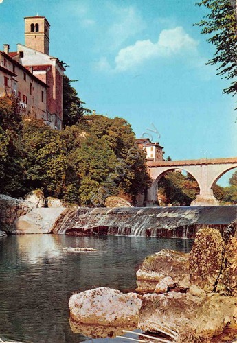 Cartolina Cividale del Friuli Chiesa S. Francesco e fiume Natisone …
