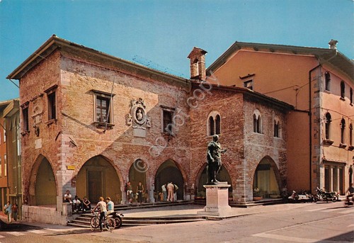 Cartolina Cividale del Friuli Palazzo Municipale timbro filatelico 1981