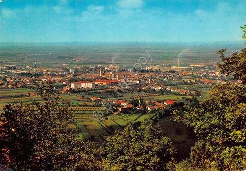 Cartolina Cividale del Friuli panorama timbro filatelico 1976