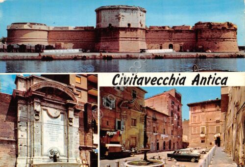 Cartolina Civitavecchia antica vedutine 1975 (Roma)