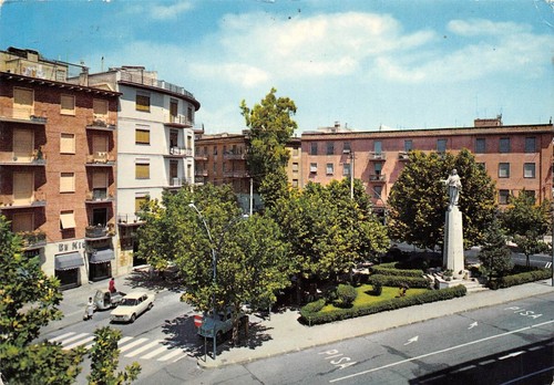 Cartolina Civitavecchia Largo Monsignor d'Ardia (Roma)