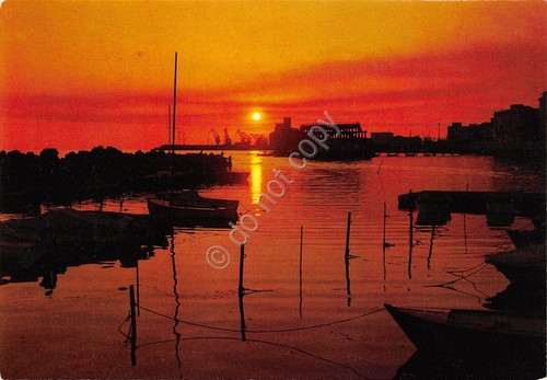 Cartolina Civitavecchia Tramonto (Roma)