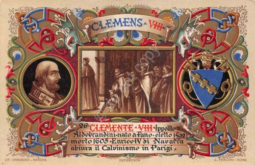 Cartolina Clemente VIII