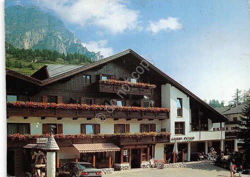 Cartolina Colfosco Corvara Garni Appartements Peter Grinze