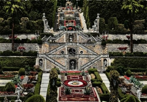 Cartolina Collodi Villa Garzoni Giardino (Pistoia)