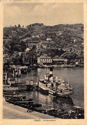 Cartolina Como Imbarcadero 1954