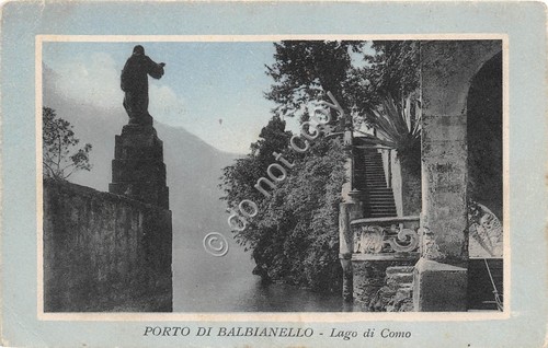 Cartolina Como Porto di Balbianello Ed. Brunner