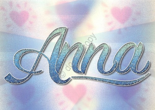 Cartolina con nome Anna La mia cartolina che brilla etimologia …