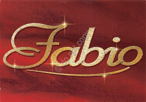 Cartolina con nome Fabio La mia cartolina che brilla etimologia …