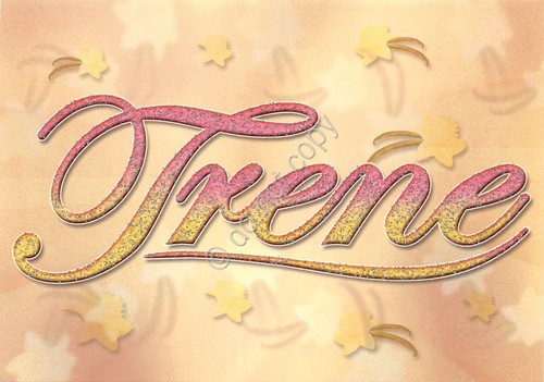 Cartolina con nome Irene La mia cartolina che brilla etimologia …