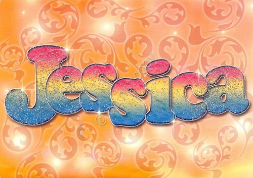 Cartolina con nome Jessica La mia cartolina che brilla etimologia …