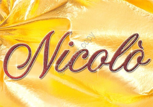 Cartolina con nome Nicolò La mia cartolina che brilla etimologia …