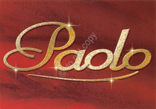 Cartolina con nome Paolo La mia cartolina che brilla etimologia …