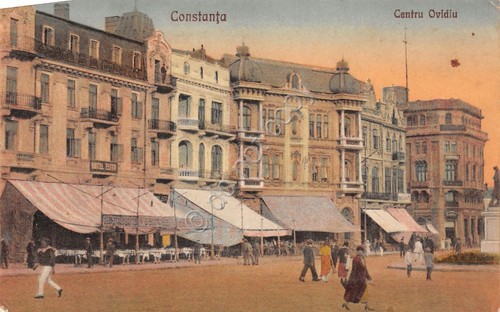 Cartolina Constanta Centru Ovidiu Romania 1929