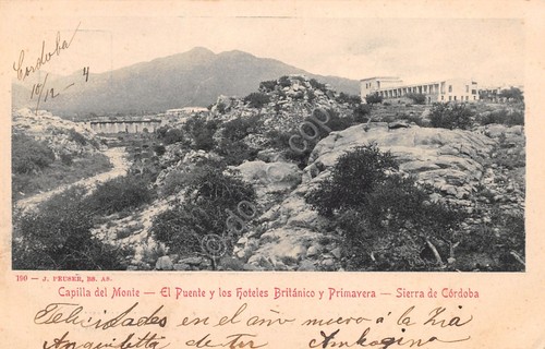 Cartolina Cordoba Argentina Capilla del Monte El Puente y los …