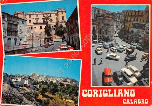 Cartolina Corigliano Calabro vedute varie 1997