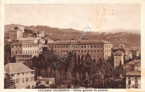 Cartolina Cornigliano Ligure Collegio Calasanzio vista generale