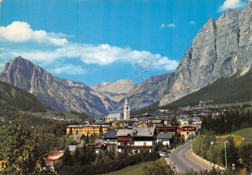 Cartolina Cortina d' Ampezzo panorama 1985 (Belluno)