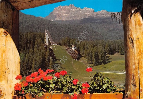 Cartolina Cortina d' Ampezzo Trampolino Olimpionico Italia 1974 (Belluno)